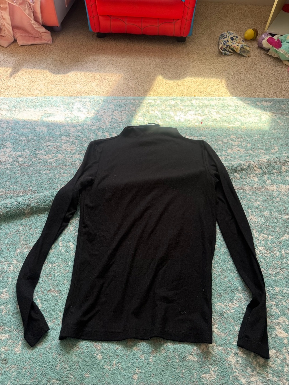 Zara Black Crewneck Top